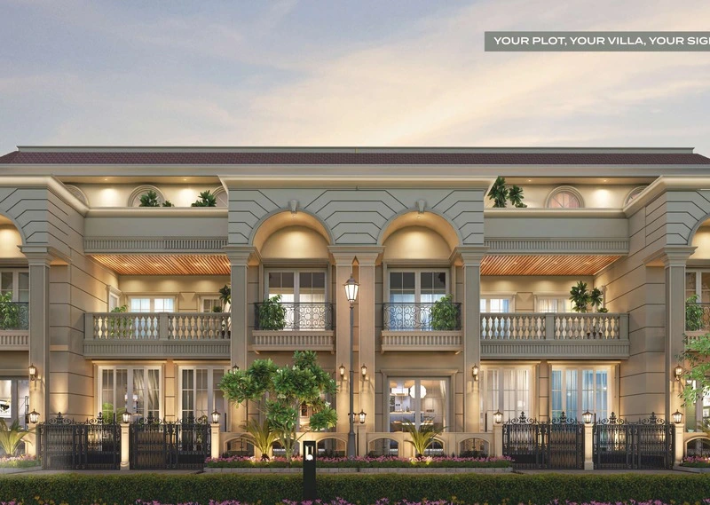 Sky Om City Luxury Villa Front Elevation